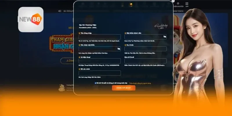 Thao tác đăng ký tài khoản thuận tiện và nhanh chóng